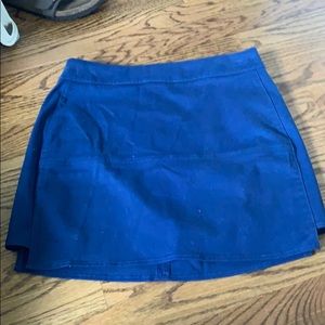 Navy forever21 mini skirt